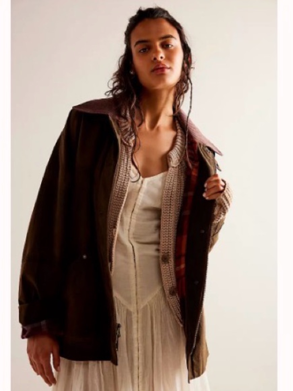 FREE PEOPLE x We The Free Cori Waxed Jacket size small